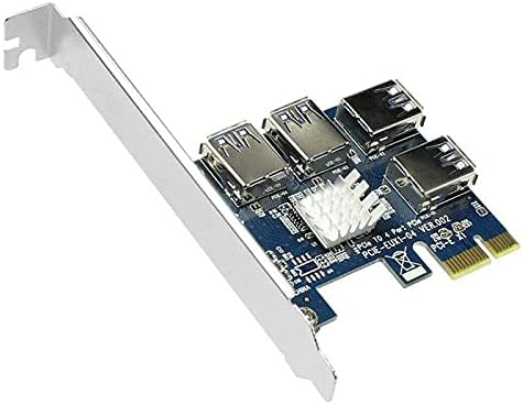 Konnektörler PCI-E PCI-E Adaptörü 1 Dönüş 4 PCI-Express Yuvası 1x To16x USB3.0 Özel Yükseltici kart uzatıcısı PCIe