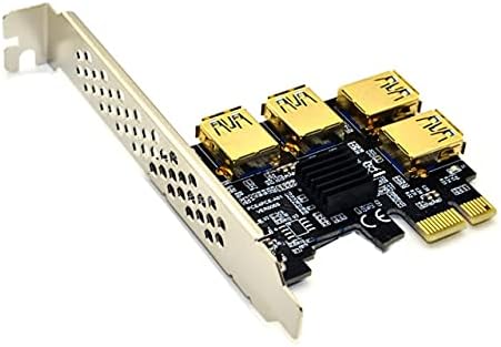 Konnektörler Yükseltici USB 3.0 PCI-E Express 1x ila 16x Yükseltici Kart Adaptörü PCIE 1 ila 4 Yuvası PCIe Portu Çarpan