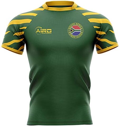 Airosportswear 2022-2023 Güney Afrika Sprıngboks Ev Konsept Rugby Futbolu Futbol Tişört Forması-Çocuklar