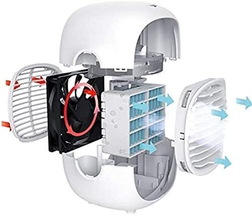 LILIANG-Klima Fan Taşınabilir Klimalar Fan, Taşınabilir Hava Soğutucu, Küçük Mini Klima Evaporatif Soğutucu Mühürlü