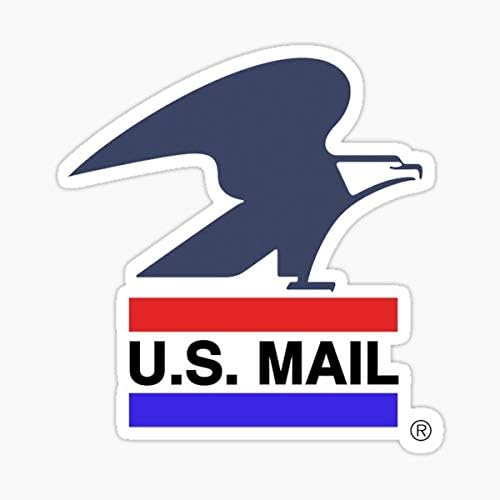 U. S. Mail (Eski Logo) Çıkartması-Çıkartma Grafiği-Otomatik, Duvar, Dizüstü Bilgisayar, Hücre, Pencereler için Kamyon