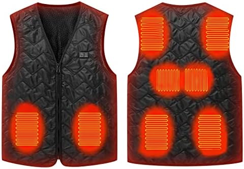 Lolmot Yelek Ceket Erkekler için Rahat Açık sıcak giyim ısıtmalı sürme Kayak balıkçılık ile Şarj ısıtmalı ceket